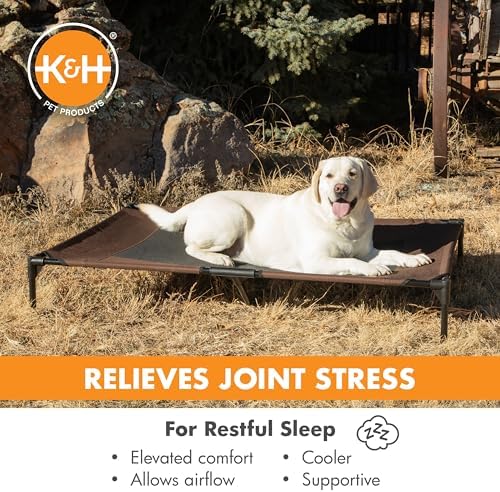 K&H Outdoor Elevated Dog Bed, Cooling Raised Dog Bed - Image 5