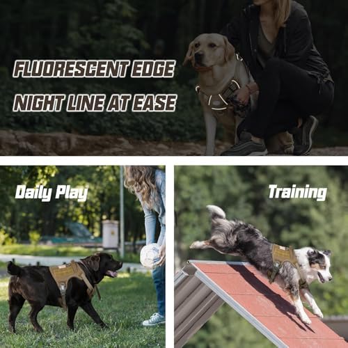 AUROTH Dog Harness for Small Medium Dogs, Tactical No Pull Dog Vest - Image 5