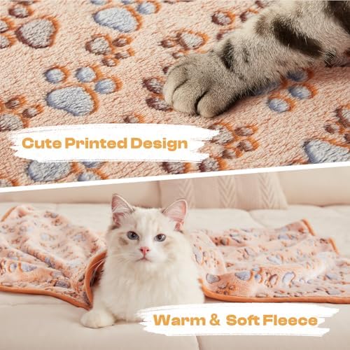 Luciphia Dog Blanket 3 Pack, Soft Cozy Fleece Throw - Image 2