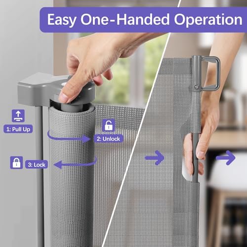 Reinforced 42" Tall Pet Gate x 96" Long Baby Gate, Prevents Crawling Under - Image 6