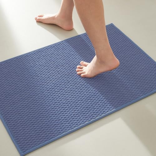 TYUU Bathroom Rugs Non Slip Washable, Super Absorbent Thin Bath Mat Small Quick by TYUU