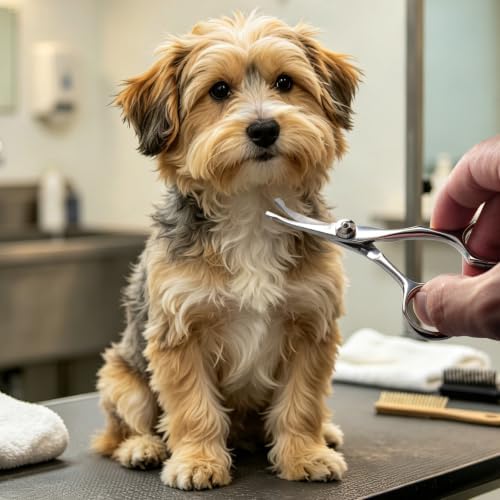 5 inch Curved Dog Grooming Scissors - Image 5