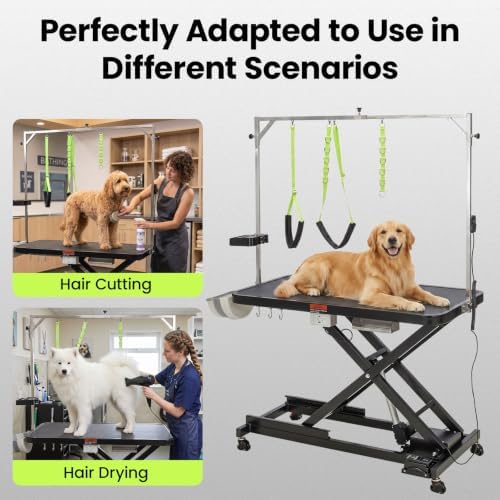 YORKING 50" Professional Electric Dog Grooming Table, Height Adjustable Pet - Image 5