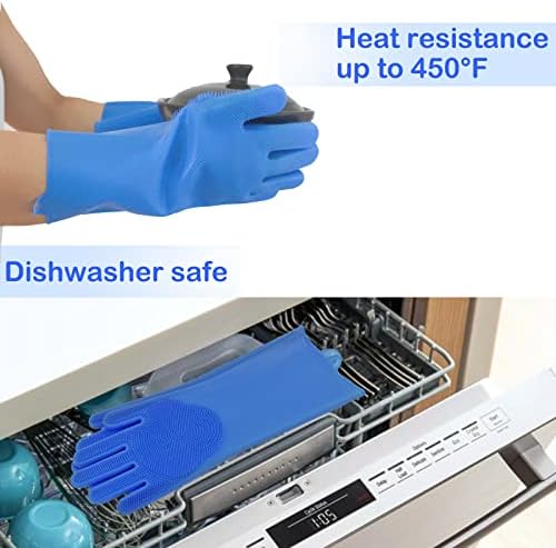 Silicone Pet Grooming Gloves Dog Washing Gloves - Image 6