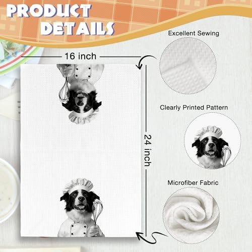 Dog Kitchen Towels Decor Set of 2 - Image 6