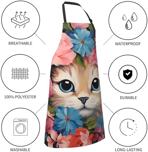 Art Apron with Pocket for Women Men - Image 3