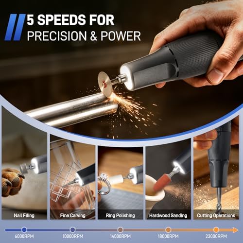 Cordless Rotary Tool Kit, Rechargeable Mini Rotary Tools - Image 2