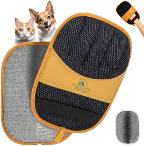 Pet Hair Remover Glove for Dogs & Cats by Unknown
