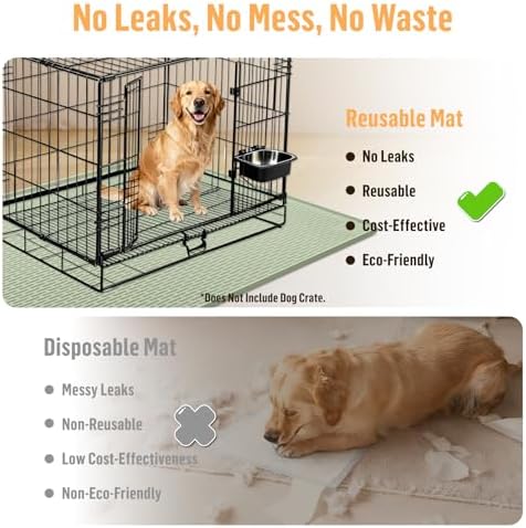 Silicone Dog Bed Mat 57"x 40" Crate Mat - Image 3