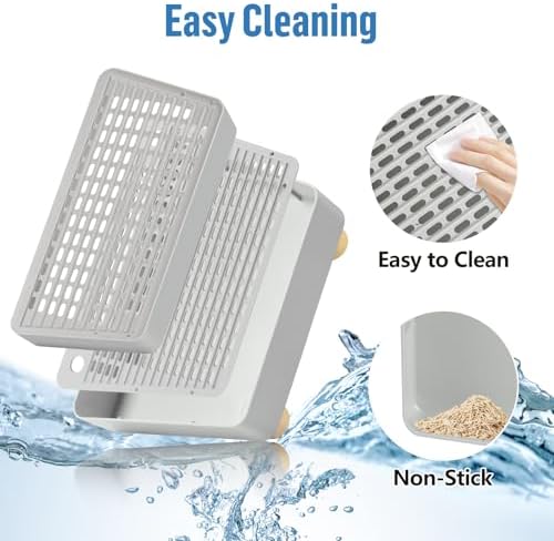 Extra Large 2 Steps Cat Litter Box Step Ramp, Cat Litter Catcher Mat - Image 5
