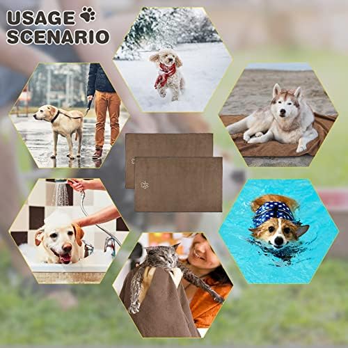 Chumia 4 Pcs Dog Towels for Drying, 16 x 32 Inch - Image 5