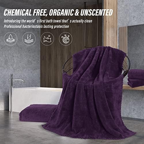MOONQUEEN 2 Pack Premium Bath Towel Set - Image 5