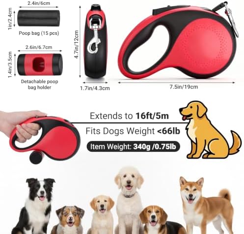 Segarty 16 Ft Retractable Leash - Image 2