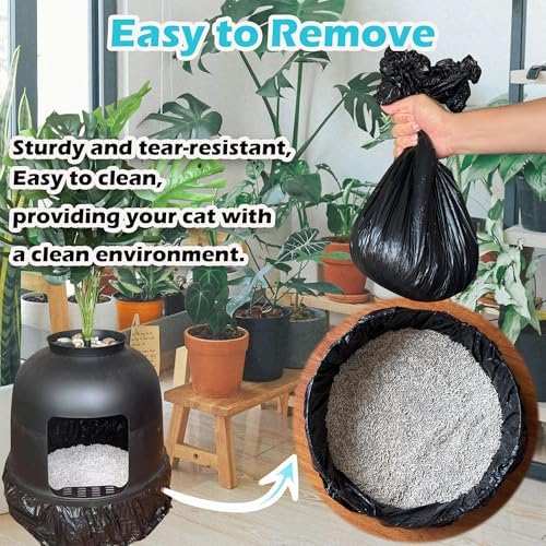 50 Pack Litter Box Liners Compatible - Image 3