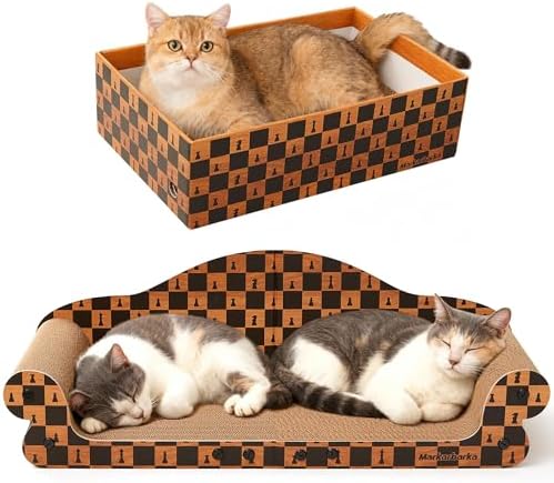 27" Cat Scratcher Bed & Sofa, Large Scratching Board House, Spacious & High by Unknown