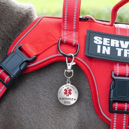 Service Dog Vest Harness, ID Tag + 50 ADA Information Cards - Image 4