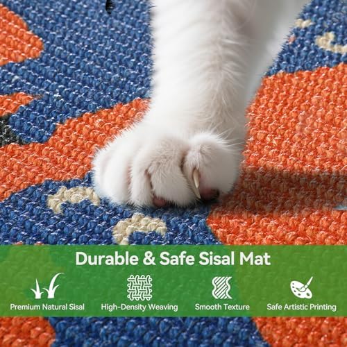 Sisal Cat Scratcher Mat Anti-Scratch Cat Scratching Pad - Image 3