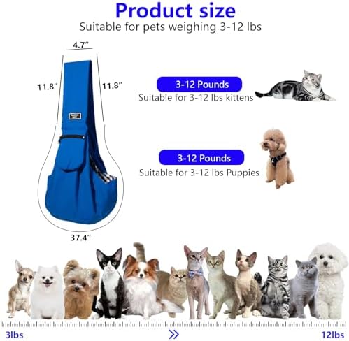 Dog Sling Water-Resistant Fabric - Image 2