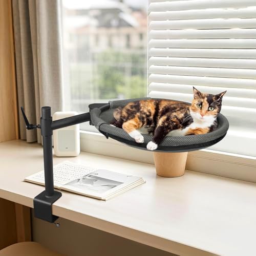 Cat Desk Bed - with 360° Rotating & Adjustable Height - Image 6