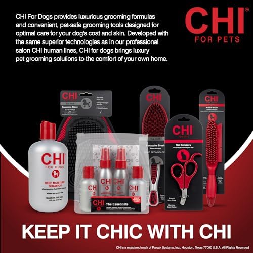 CHI for Dogs Rubber Fur Accumulator Grooming Brush - Image 7