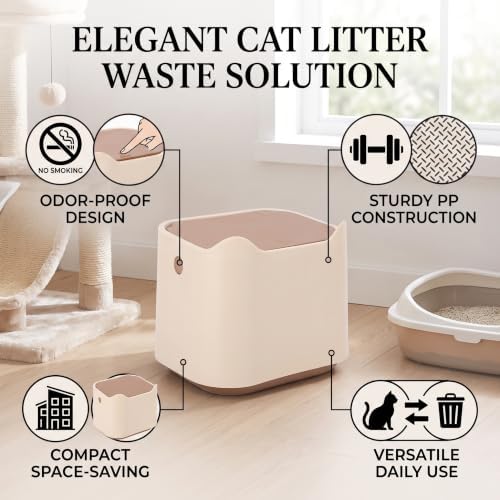 OdorResistant Cat Litter Trash Can - Image 4