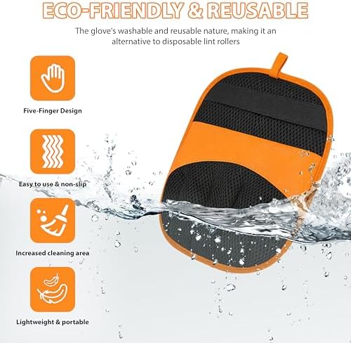 Pet Grooming Glove Set for Dogs & Cats - Image 5