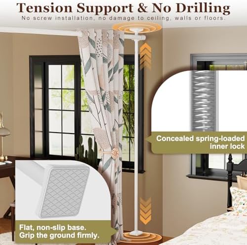 Goovilla Room Divider for Room Separation, 4-10ft 28-114inch - Image 4