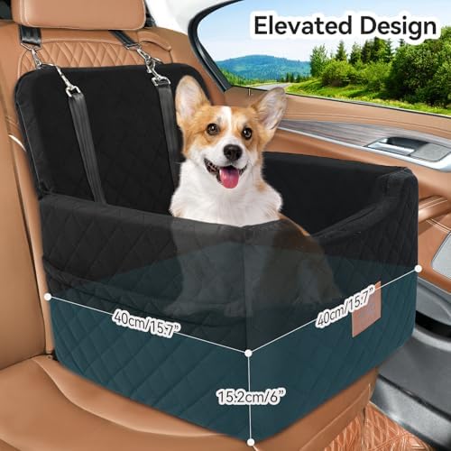 Dog Car Seat for Small/Medium Dogs Under 35 lbs, Dog Booster Seats - Image 3