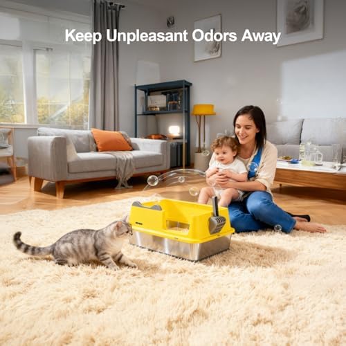 XL Stainless Steel Cat Litter Box - Image 5