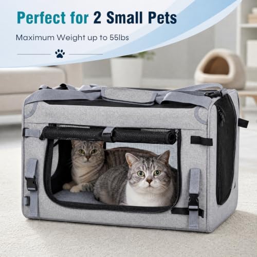 Extra Large Cat Carrier Soft Sided, Portable Small Dog Crate - Image 6