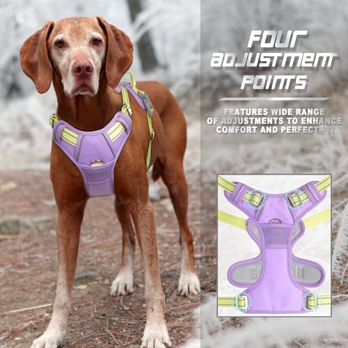 BARKBAY Dog Harness No Pull for Large Dogs Front Back Clips, Dog Vest - Image 6