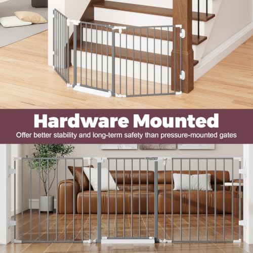 29.4-78" Extra Wide Baby Gate, Long Dog Gates Indoor - Image 2