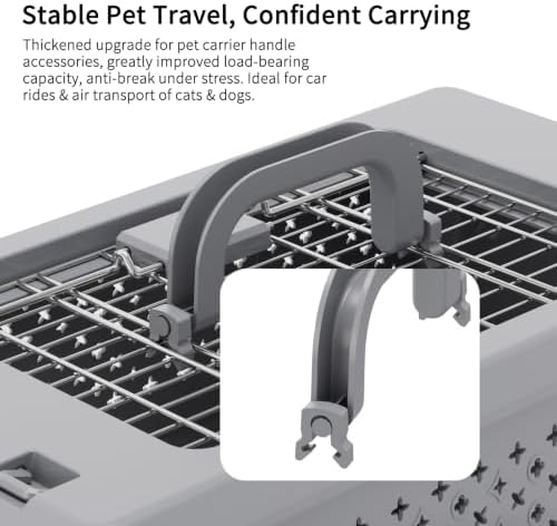 RIZZARI Pet Carrier Travel Kennel: Classic Design - Image 3