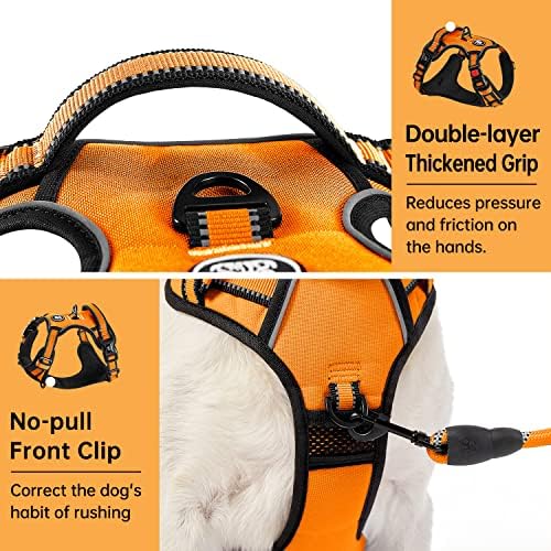 IVY&LANE No Pull Dog Harness for Large Dogs, Reflective Dog Vest Harness - Image 5