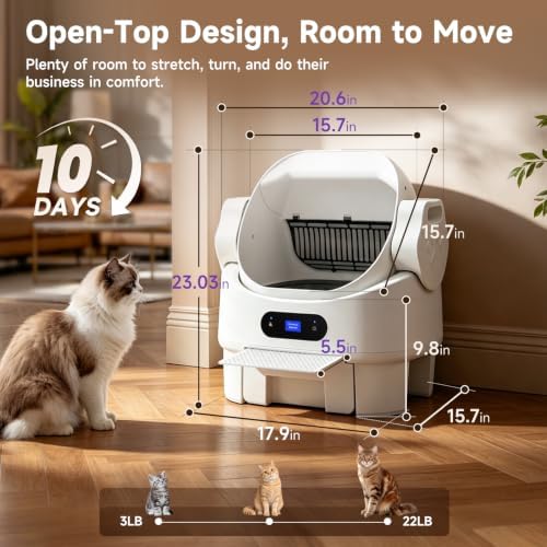 Automatic Self Cleaning Open Top Multiple Cat Litter Box - Image 2