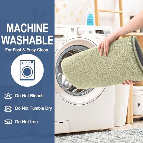 OLANLY Thick Memory Foam Bathroom Rugs 30x20, Absorbent Bath Mat - Image 6
