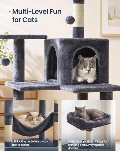 SONGMICS HOME Cat Tree for Indoor Cats - Image 7