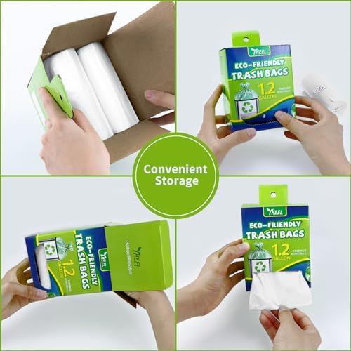 1.2 Gallon Clear Small Trash Bags Strong Leak-Resistant - Image 4