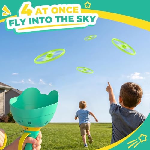 Flying Disc Launcher Toy, Outdoor Toys - Image 4