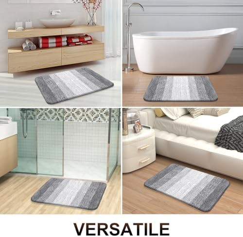 OLANLY Bathroom Runner Rug 54x24, Extra Soft Absorbent Microfiber Bath Rugs - Image 6