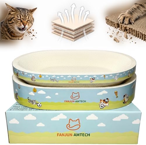 3-Piece Cardboard Cat Scratcher by FANJUN-AMTECH