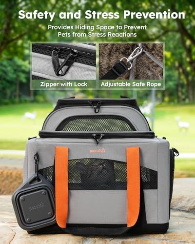 Pecute Cat Carrier, Top Expandable Dog Crate - Image 5