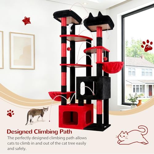 Globlazer S74E Pro Gothic Heavy Duty Maine Coon Cat Tree - Image 6