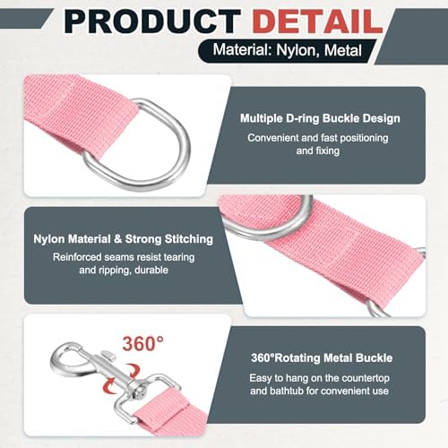 Pet Dog Grooming Loops, Adjustable Nylon Table Arm Extender Belly Strap - Image 3
