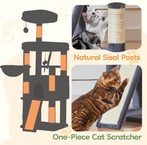 Taoqimiao Sturdy Cat Tree, Cat Tower - Image 6