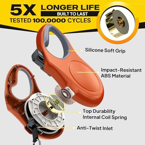 Fida Retractable Dog Leash, 16 ft Dog Walking Leash - Image 4