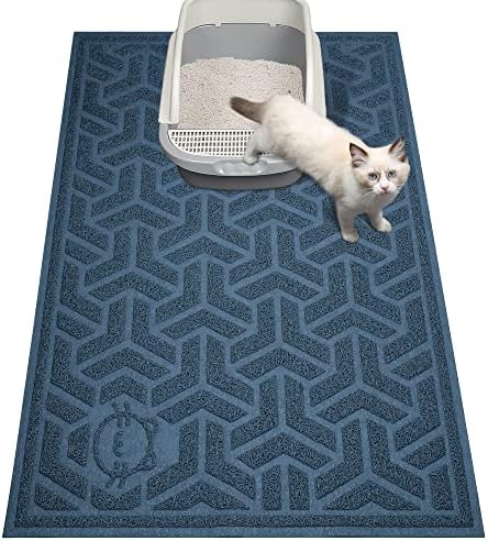 UPSKY Waterproof Cat Litter Mat Large 35" x 24" Soft on Kitty Paws by UPSKY