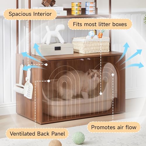 Arched Cat Litter Box Enclosure - Image 4