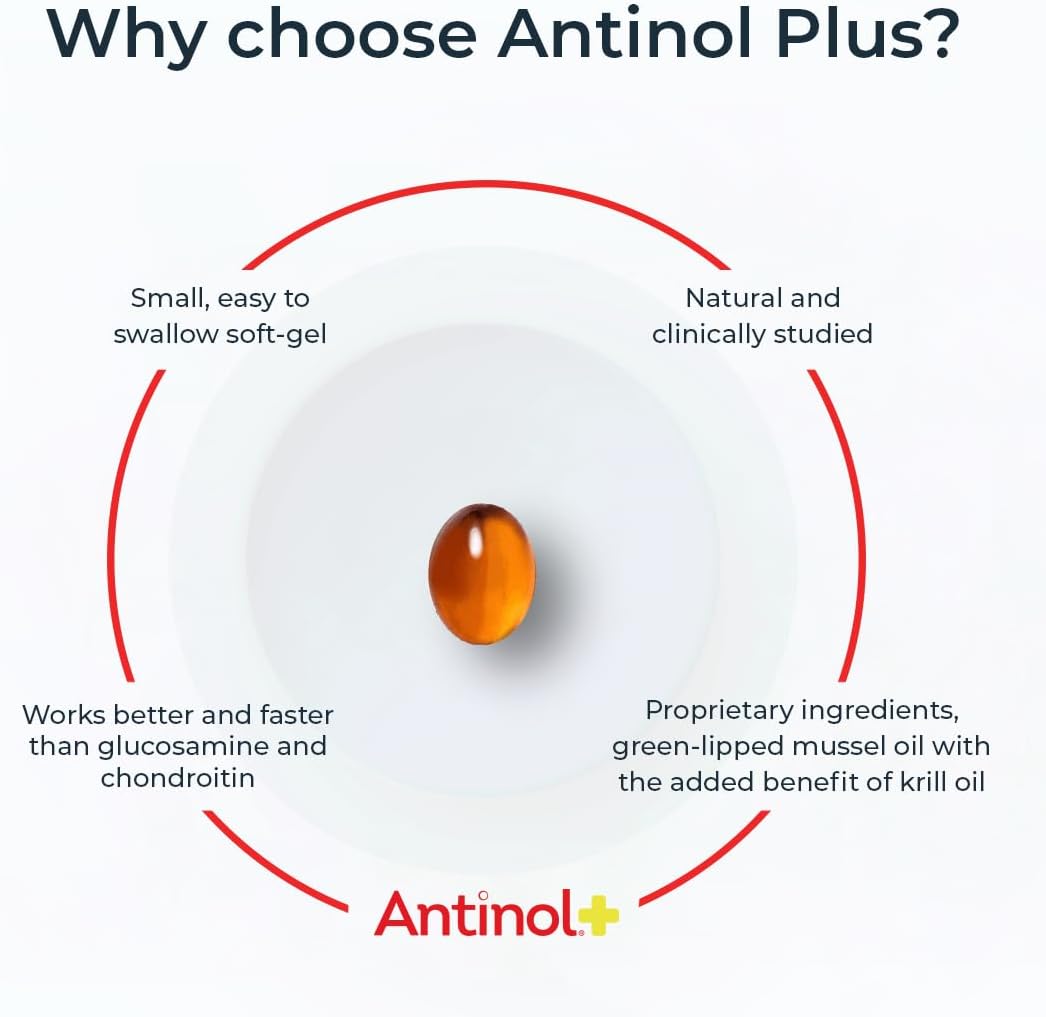 Plus, Mobility, Hip, and Joint Supplement for Dogs, Green-Lipped Mussels and Krill Oil - Dog Joint Supplement, Better and Faster Than Glucosamine and Chondroitin, 150 Soft Gels