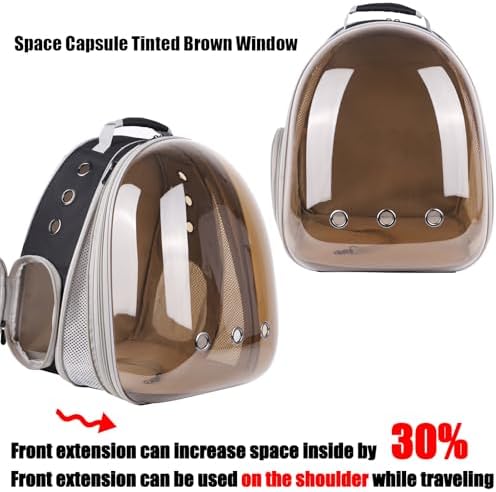 Large Cat Backpack Carrier, Front Extension - Image 4